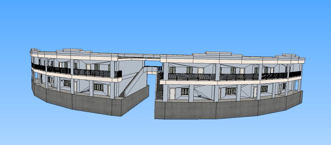 Site 1 — Apartment block