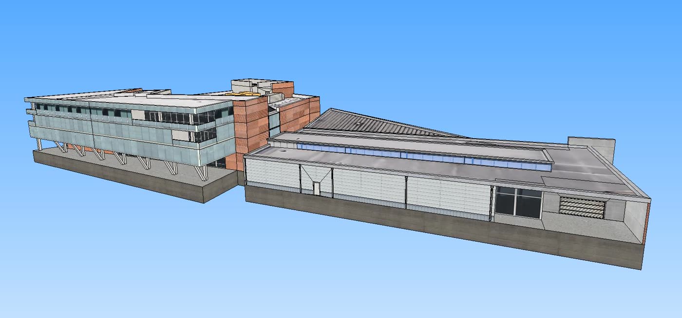 Port administration building