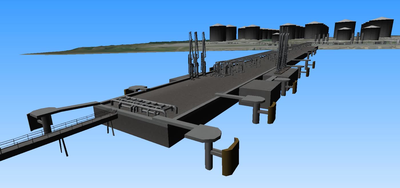 Dock — Pipeline terminal
