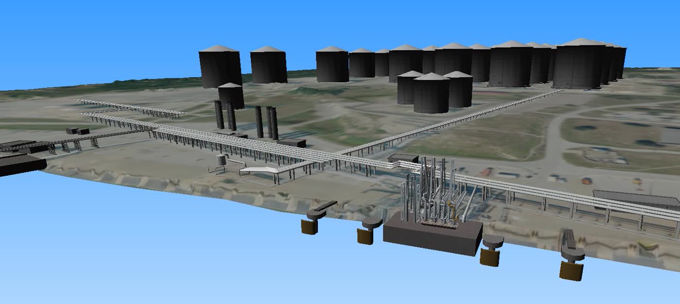 Dock — Pipeline terminal