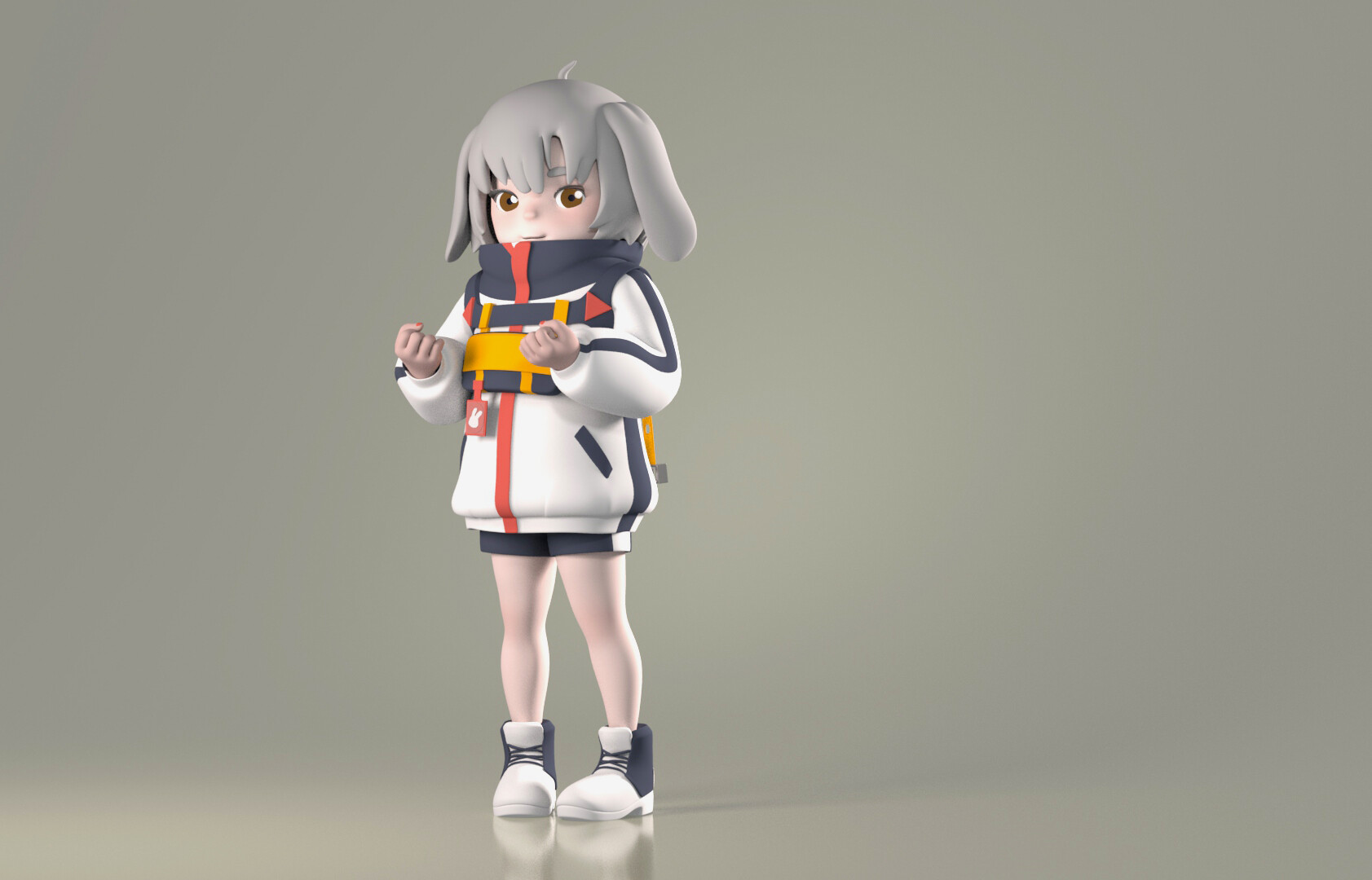 Littlegirl — stylised 3D character render